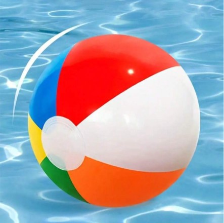 Beach & Pool Blow up Ball - Rainbow
