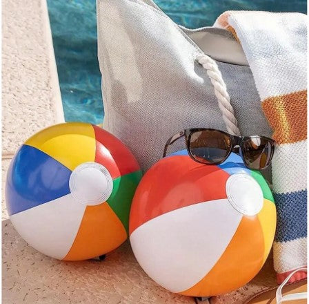 Beach & Pool Blow up Ball - Rainbow