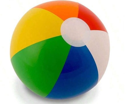 Beach & Pool Blow up Ball - Rainbow